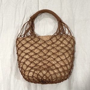 J. Crew Sedona basket bag in straw